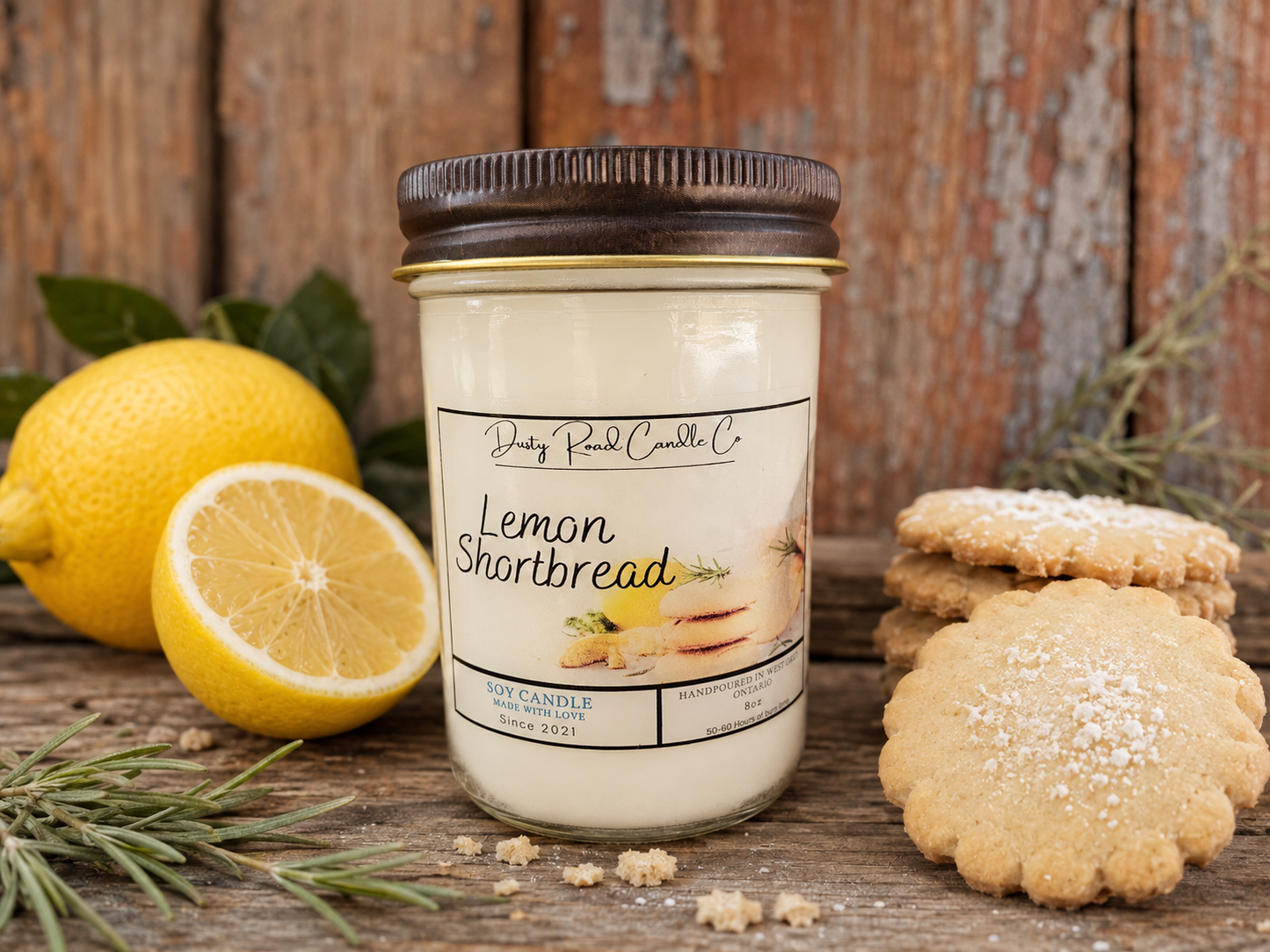Lemon Shortbread 8oz